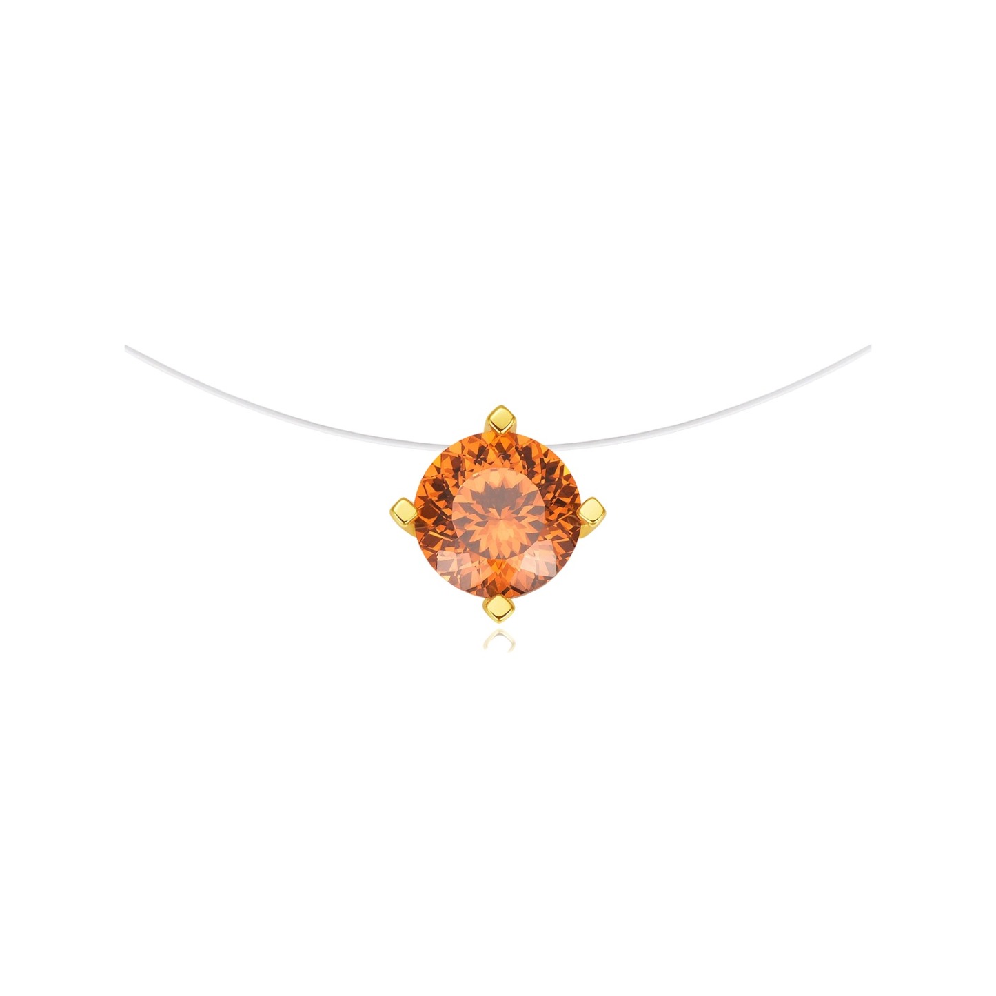 SOLAR Fanta Stone Fishing Line Necklace