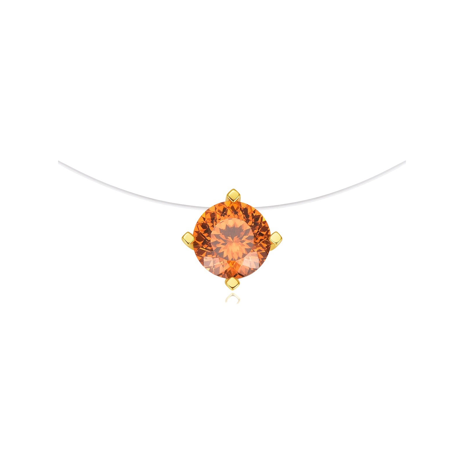 SOLAR Fanta Stone Fishing Line Necklace