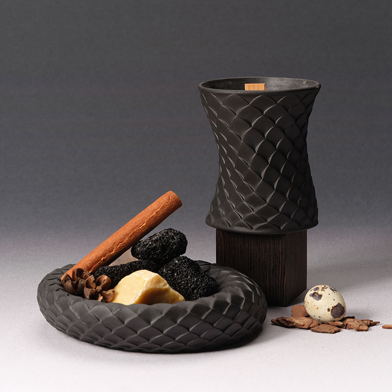 Longevity Serpent Scented Crystal Diffuser (Black)