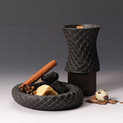 Longevity Serpent Scented Crystal Diffuser (Black)