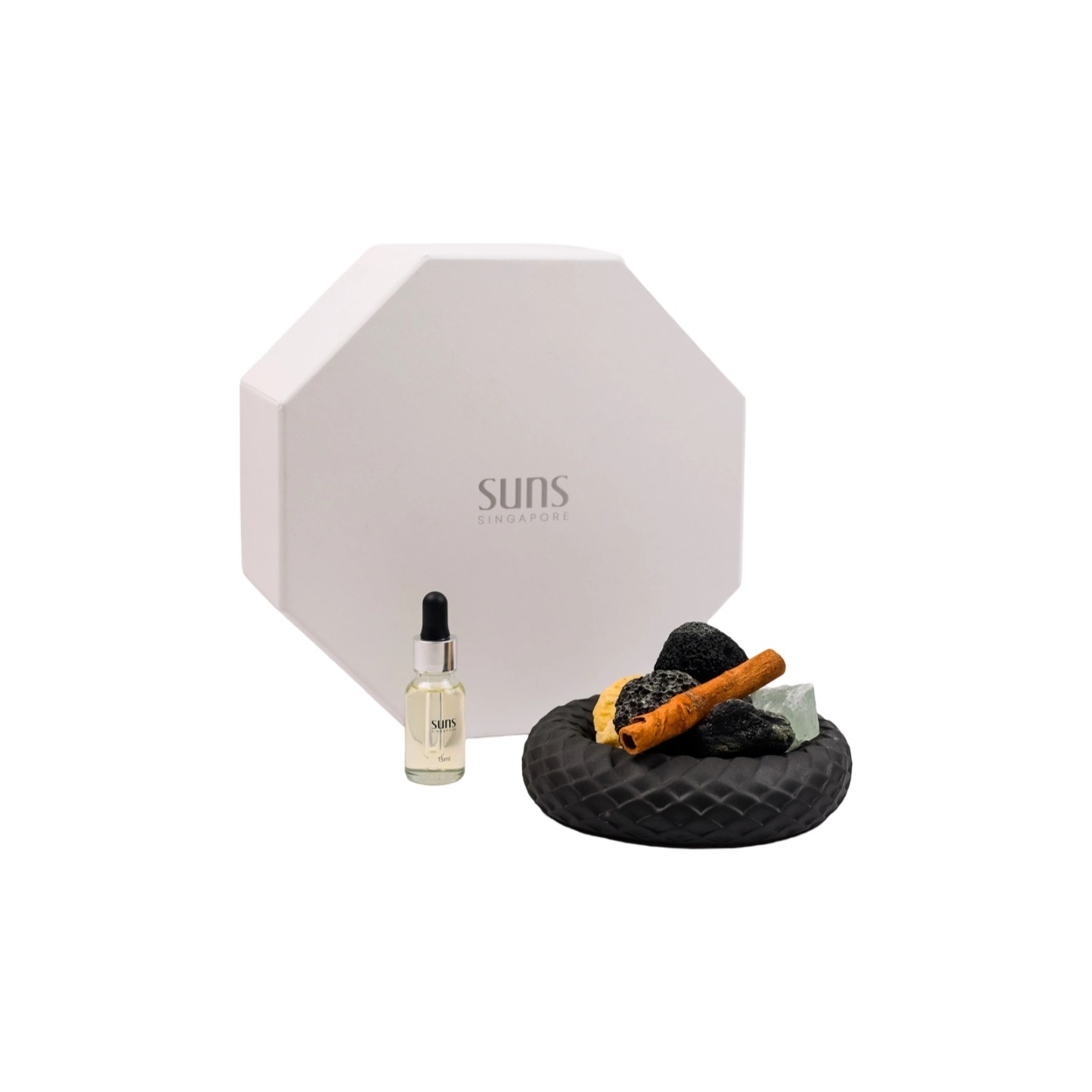 Longevity Serpent Scented Crystal Diffuser (Black)