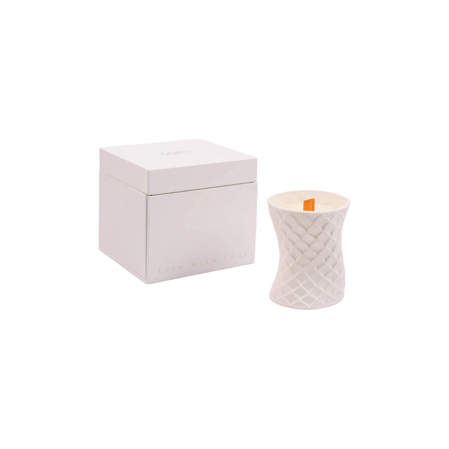 Longevity Serpent Scented Candle(White)