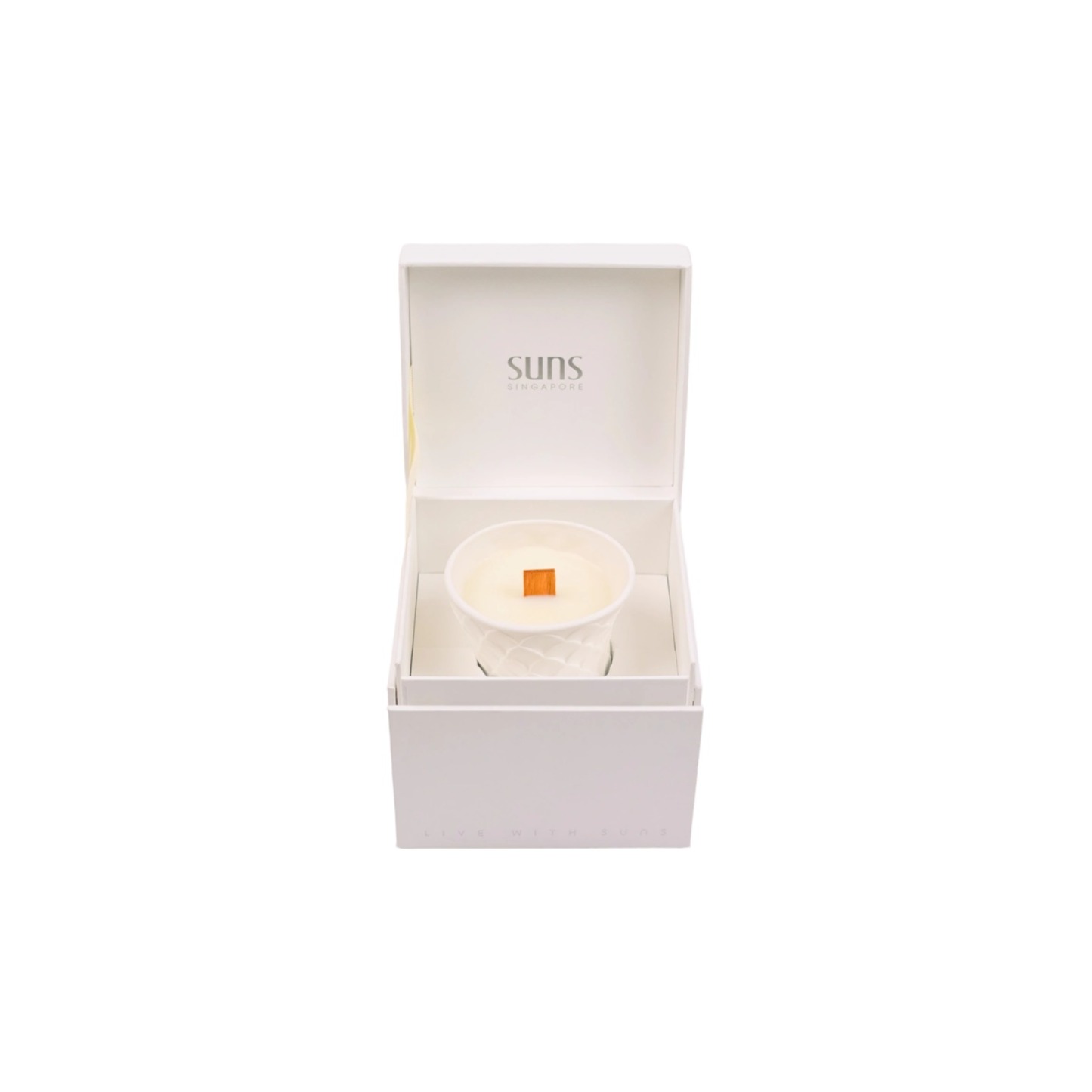 Longevity Serpent Scented Candle(White)