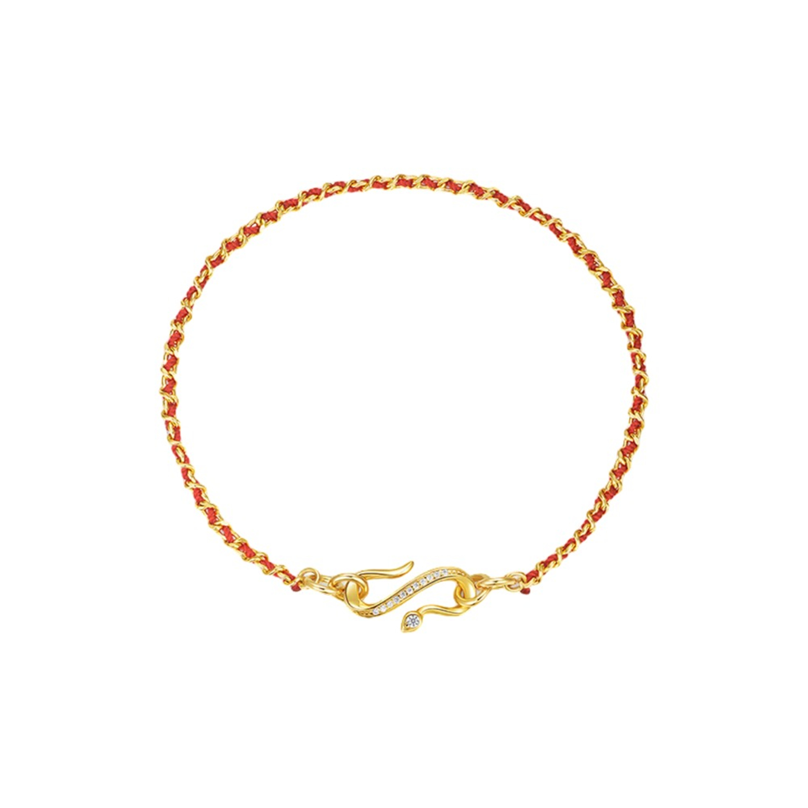 Ouroboros snake S-Clasp Bracelet