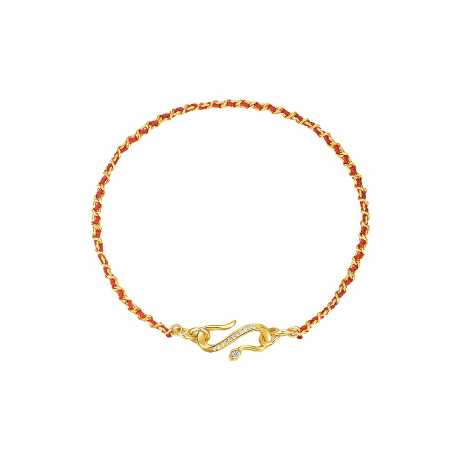 Ouroboros snake S-Clasp Bracelet