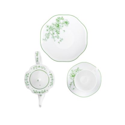 PLAIN PEONY single tea set
