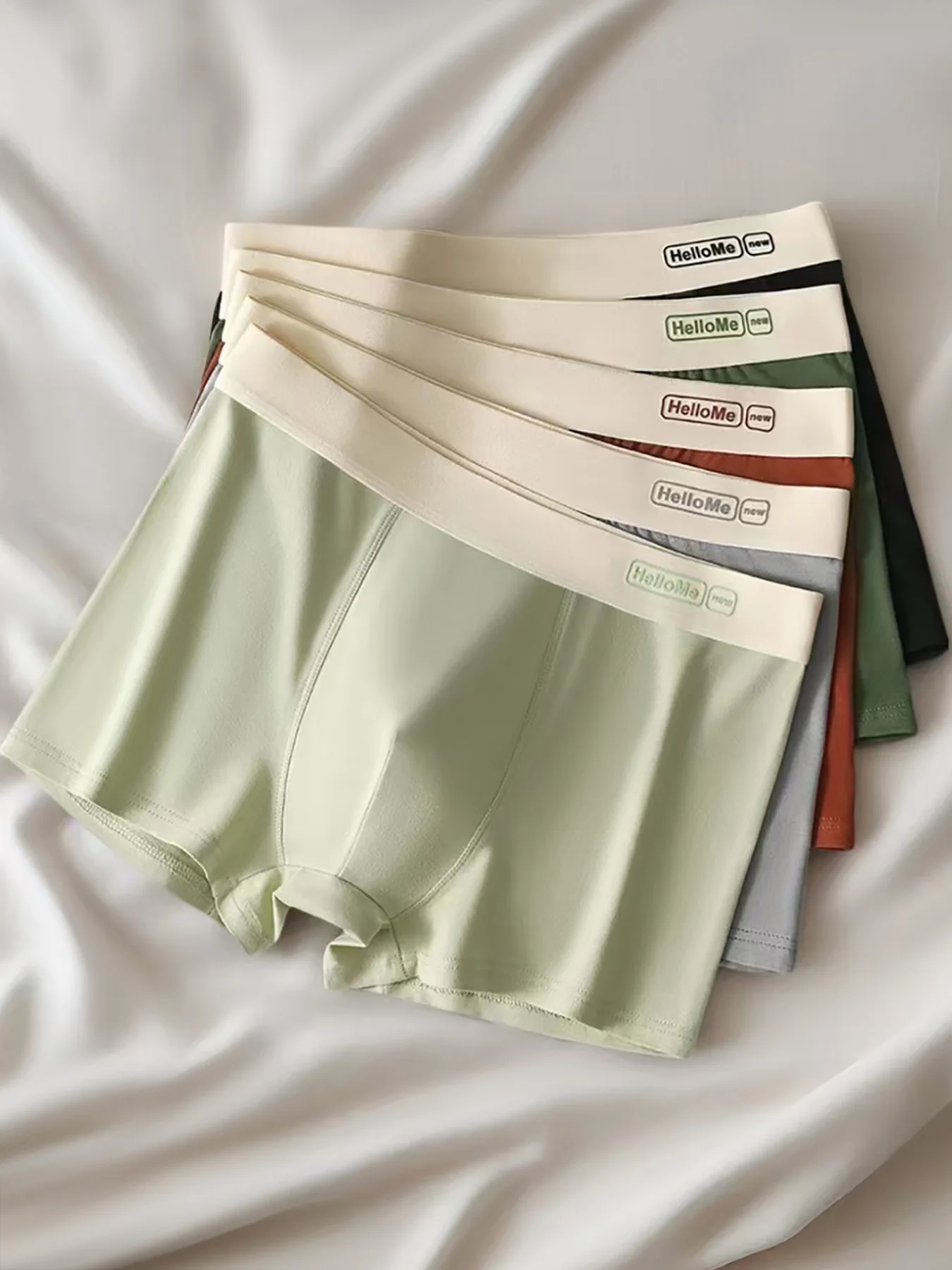 Pack of 5 men's cotton boxer shorts