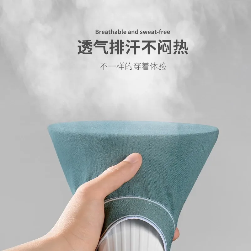 Men's Combed Cotton Boxer Briefs Antibacterial Breathable Underwear 6 PACK