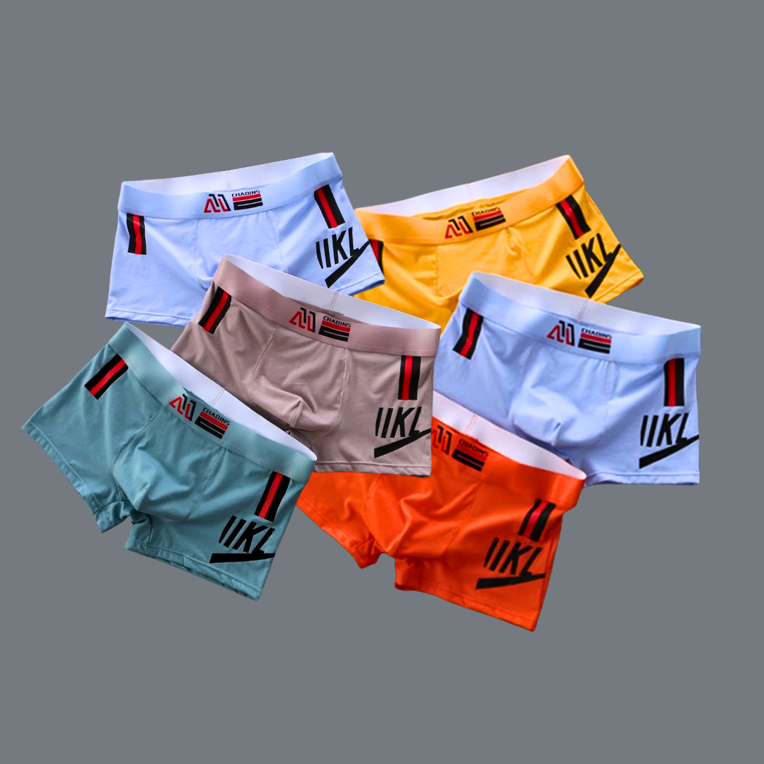 Cotton Men Underwear Boxer Briefs for Man Fashion Male Shorts