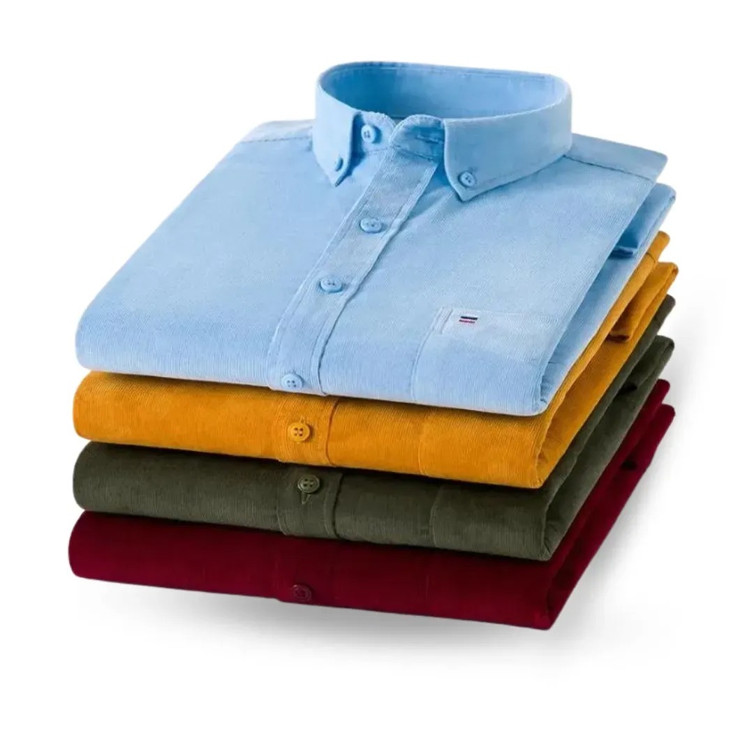 Classic Solid Premium Shirts – Pack of 4