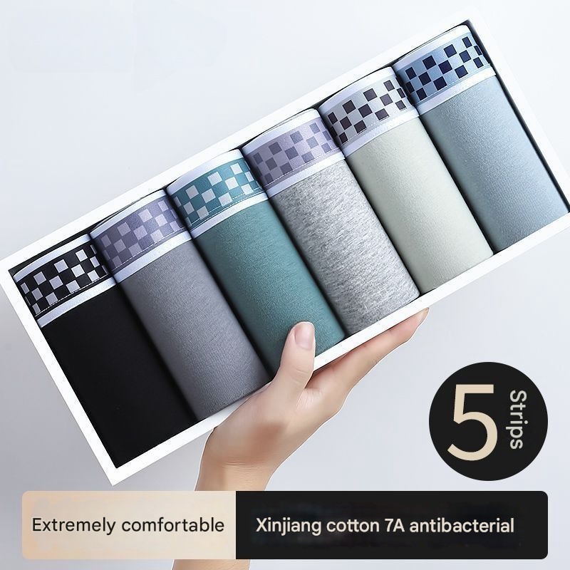 PureCotton Antibac Premium Comfort Boxer Briefs (Pack of 5)