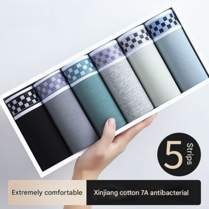 PureCotton Antibac Premium Comfort Boxer Briefs (Pack of 5)