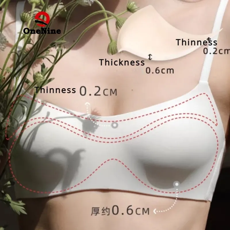 Woman Small Chest Push Up No Steel Ring Bra Pack