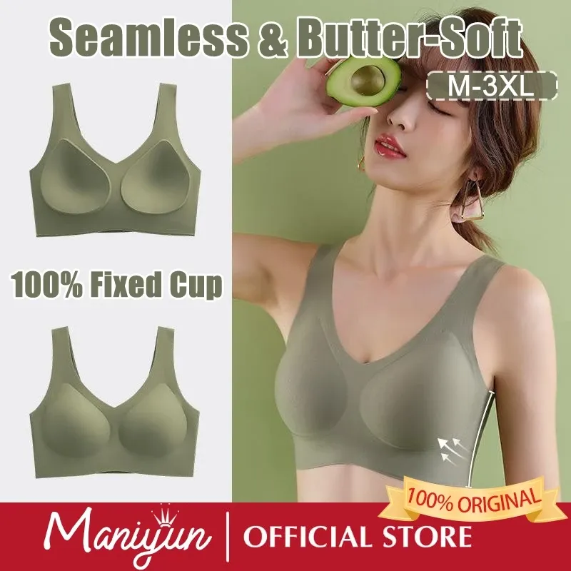 100% Original Full Fixed Cup Seamless Bra Pack