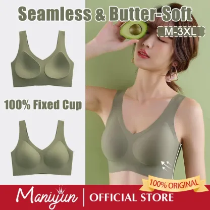 100% Original Full Fixed Cup Seamless Bra Pack