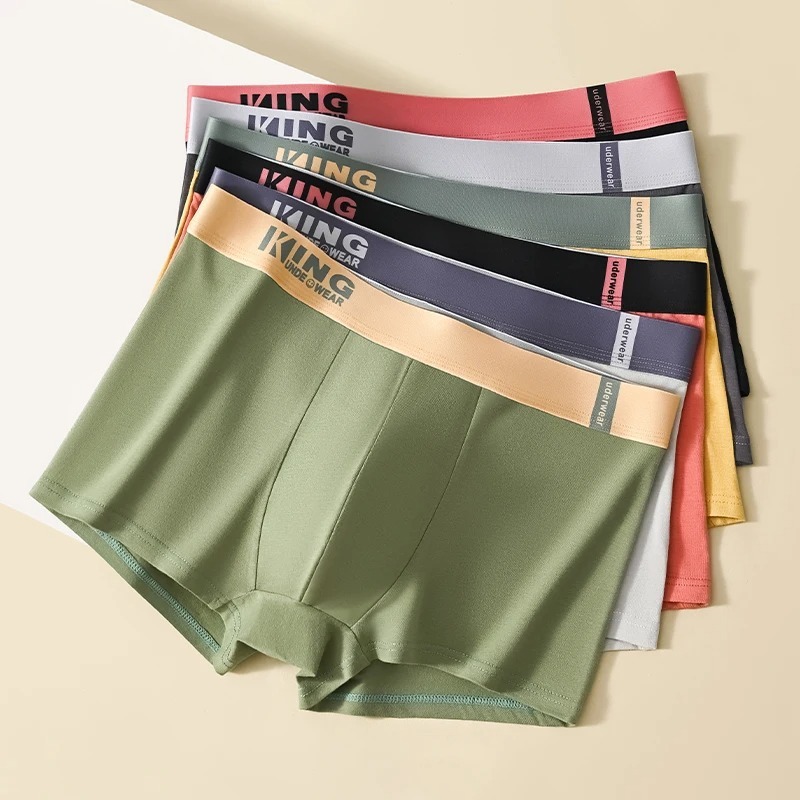 6Pcs Men's Casual Shorts Pants Underwear