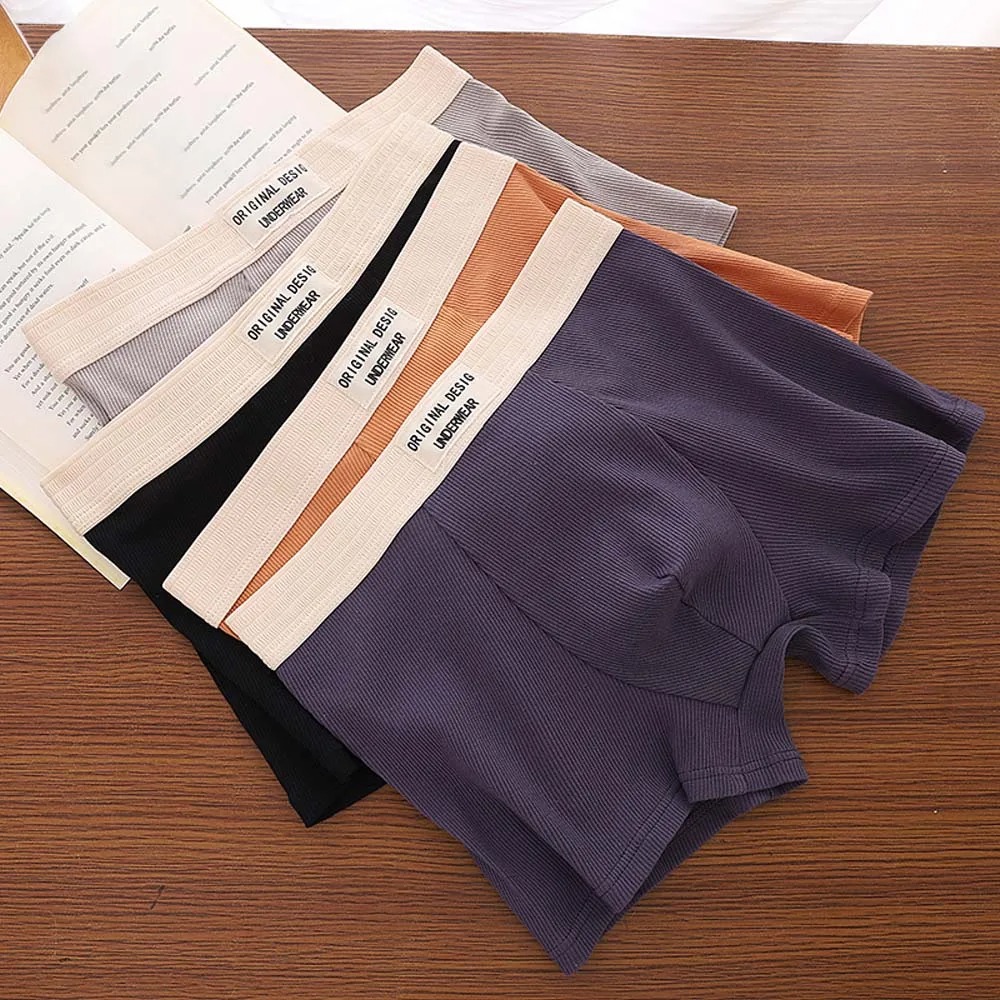 5 Pcs Man Underwear Cotton Boxers man