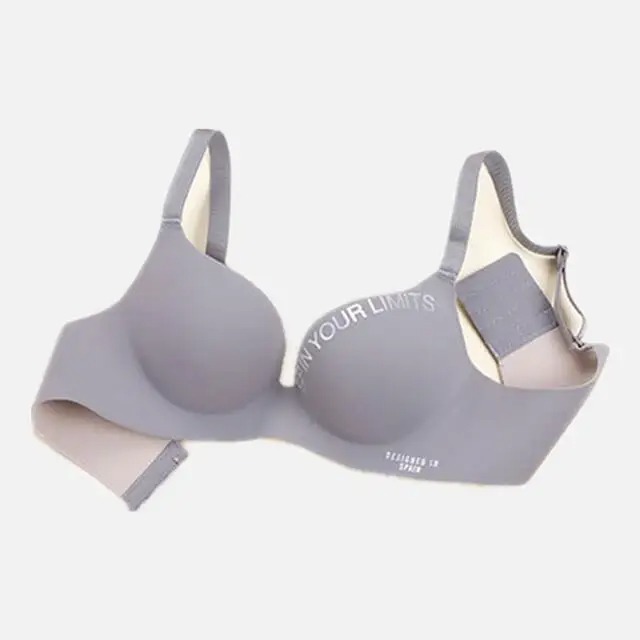 Simplicity Letters Printed Bra Sexy 