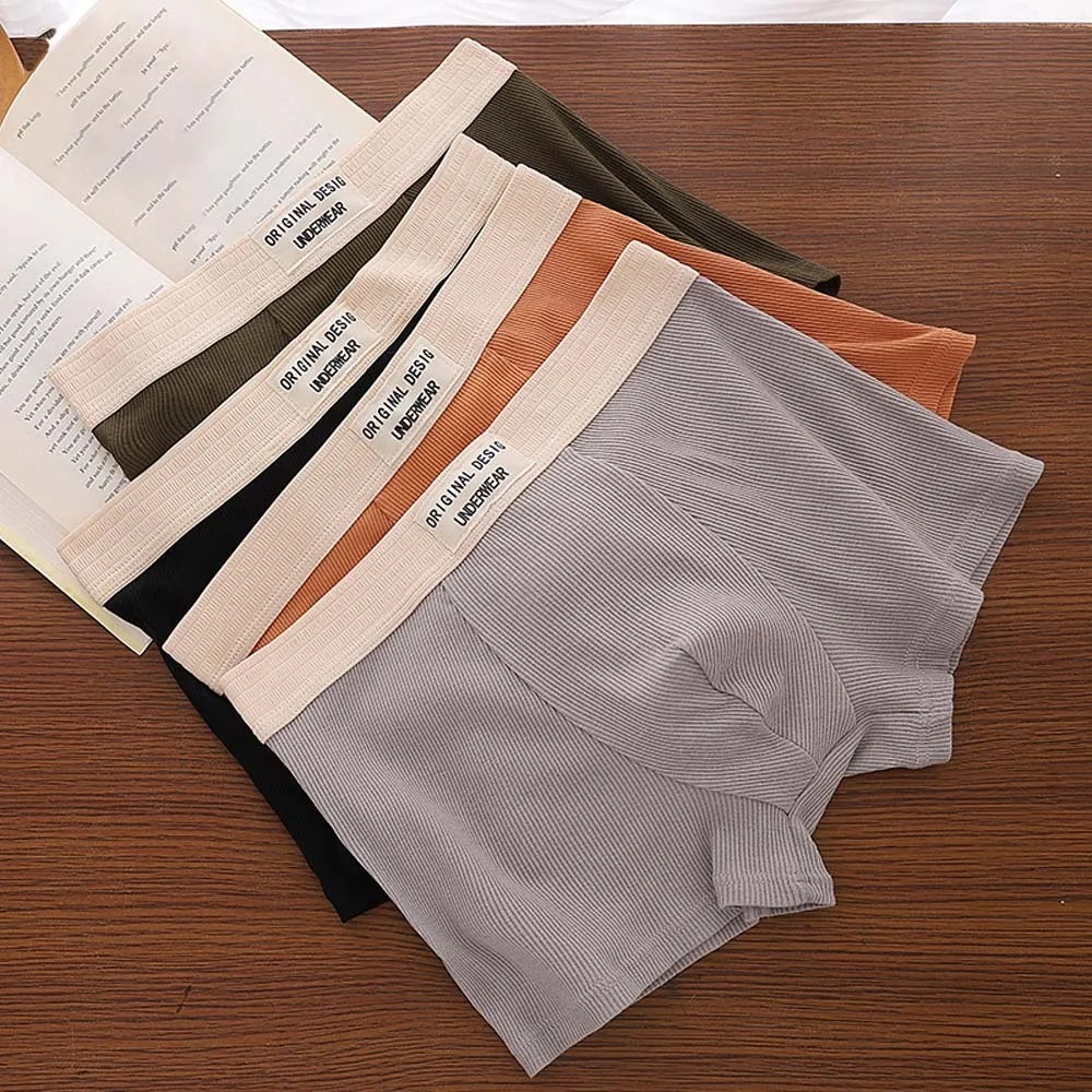 5 Pcs Man Underwear Cotton Boxers man