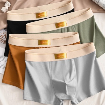 3Pcs Soft Cotton Men's Boxers 
