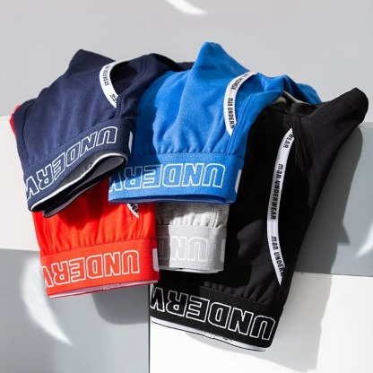 Cotton Mens Underpants Soft Boxer Men
