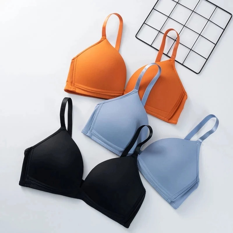 Adjustable Shoulder Straps Gathering Girls' Bras 
