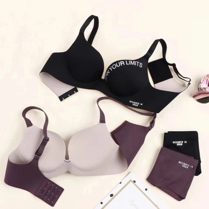 Simplicity Letters Printed Bra Sexy 