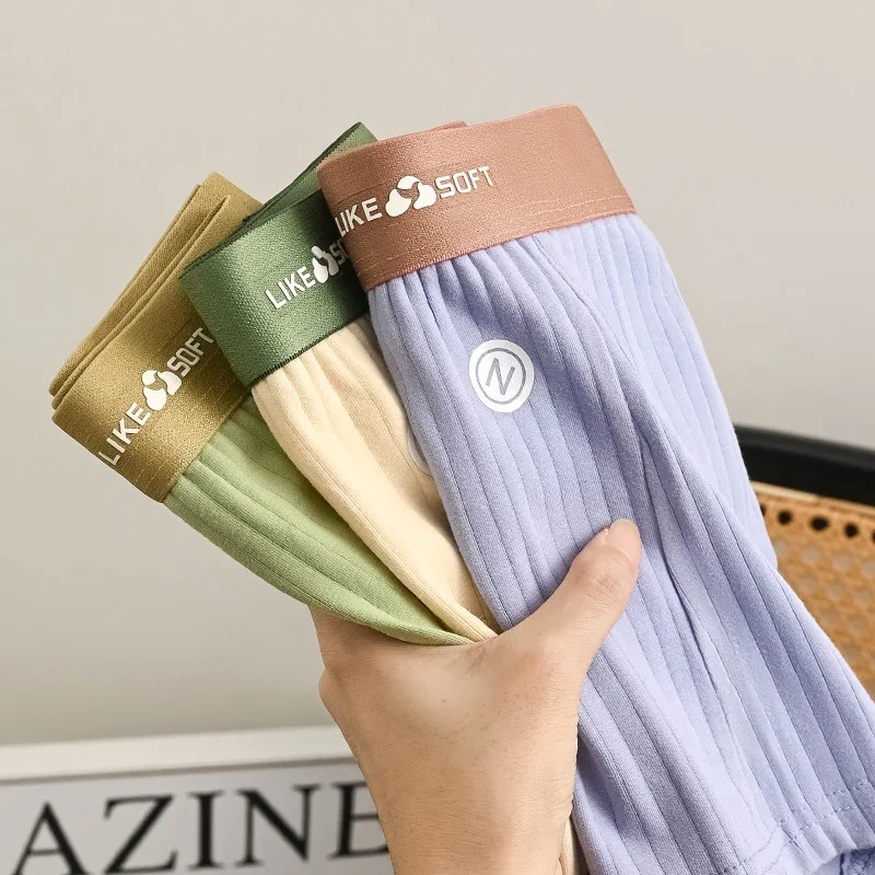 5 Pcs Men's Striped Boxer Shorts