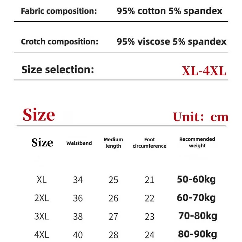 6Pcs/Men's Underwear High Quality Pure Cotton Boxer 