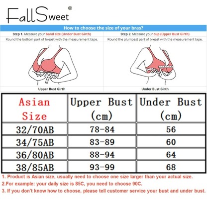 FallSweet Women's Wireless Bra