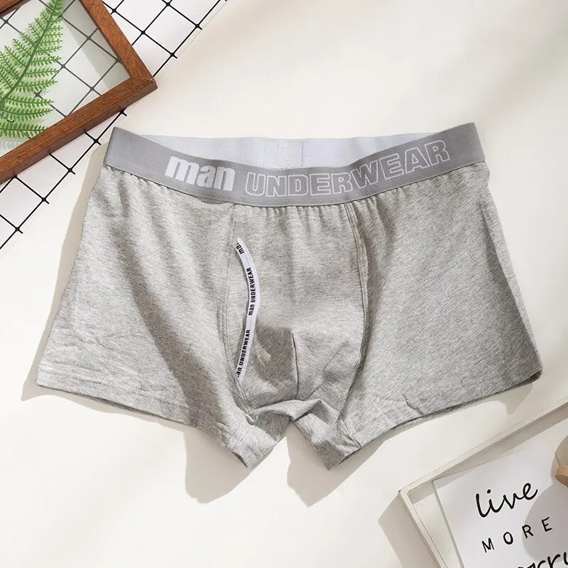 Cotton Mens Underpants Soft Boxer Men
