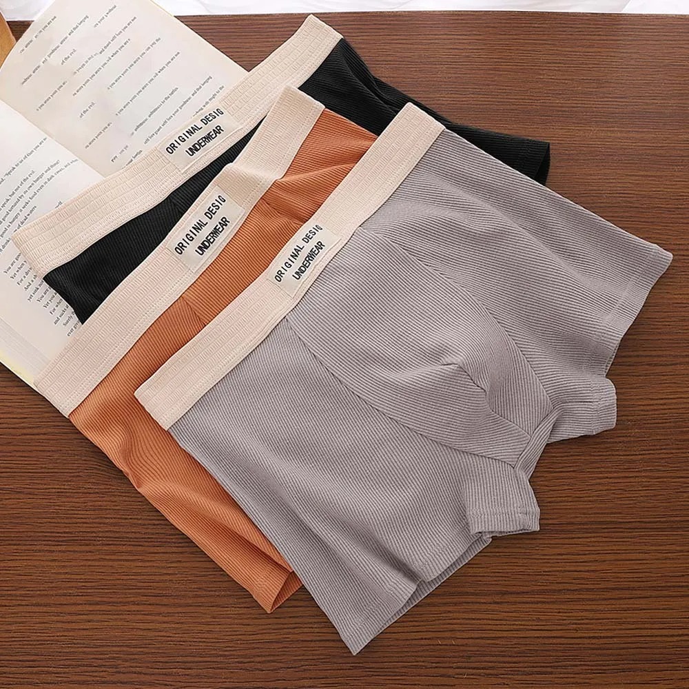 5 Pcs Man Underwear Cotton Boxers man