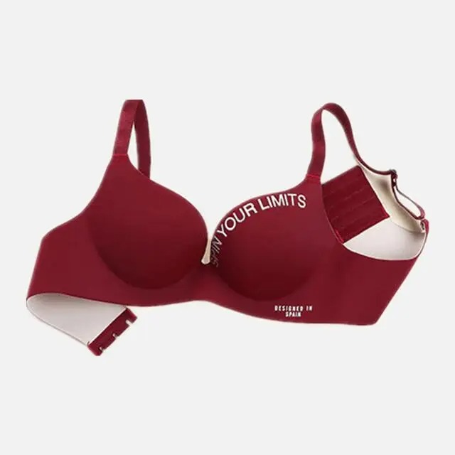 Simplicity Letters Printed Bra Sexy 