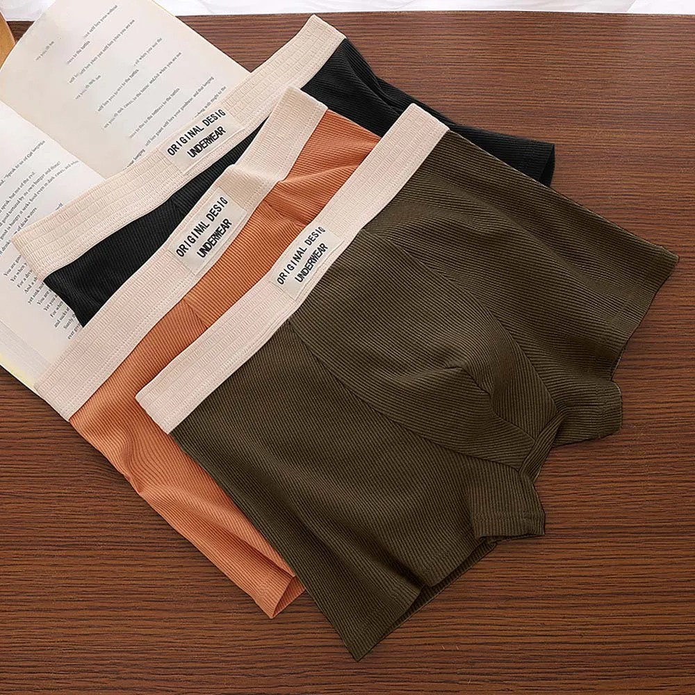 5 Pcs Man Underwear Cotton Boxers man