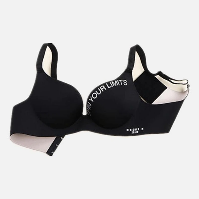 Simplicity Letters Printed Bra Sexy 