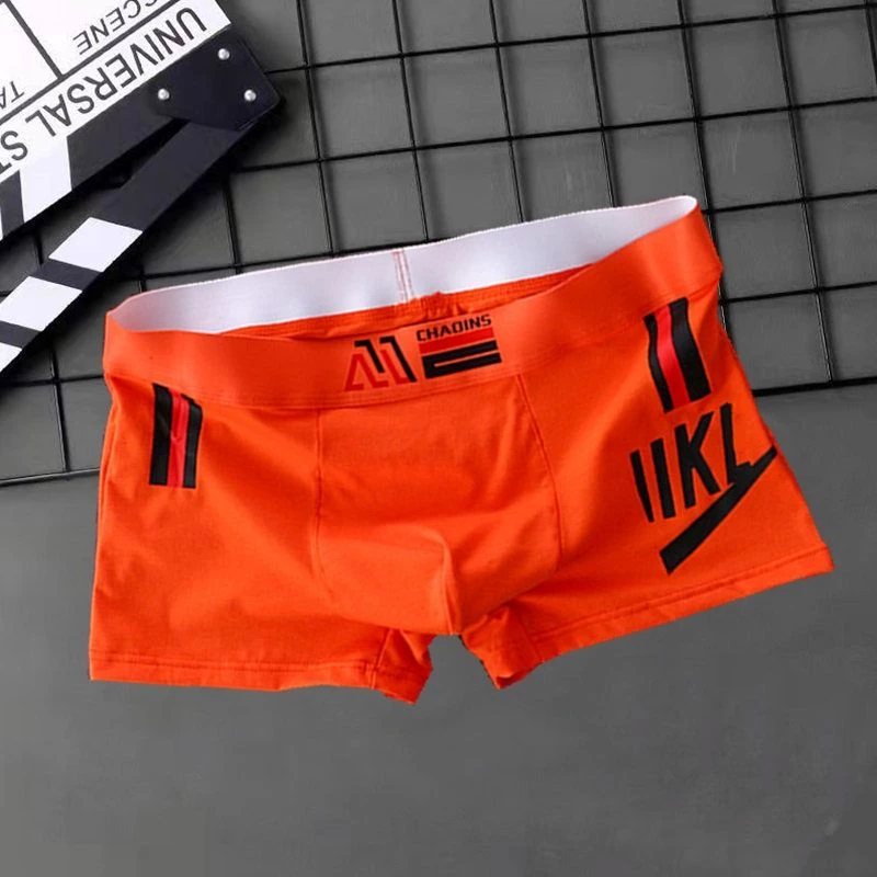 Cotton Men Underwear Boxer Briefs for Man Fashion Male Shorts