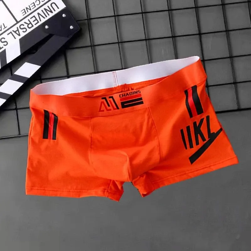 Cotton Men Underwear Boxer Briefs for Man Fashion Male Shorts