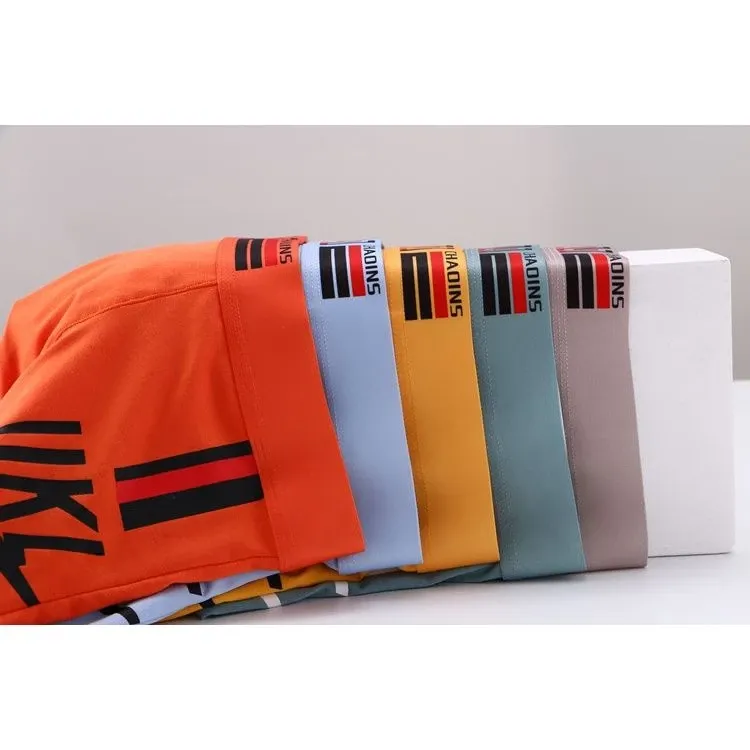 Cotton Men Underwear Boxer Briefs for Man Fashion Male Shorts