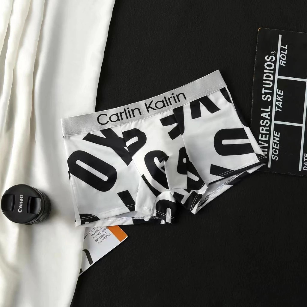 Men's boxer underwear ice silks Soft brathable comfortable