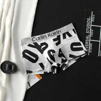 Men's boxer underwear ice silks Soft brathable comfortable