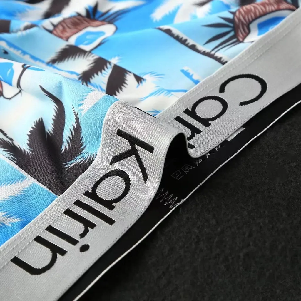 Men's boxer underwear ice silks Soft brathable comfortable