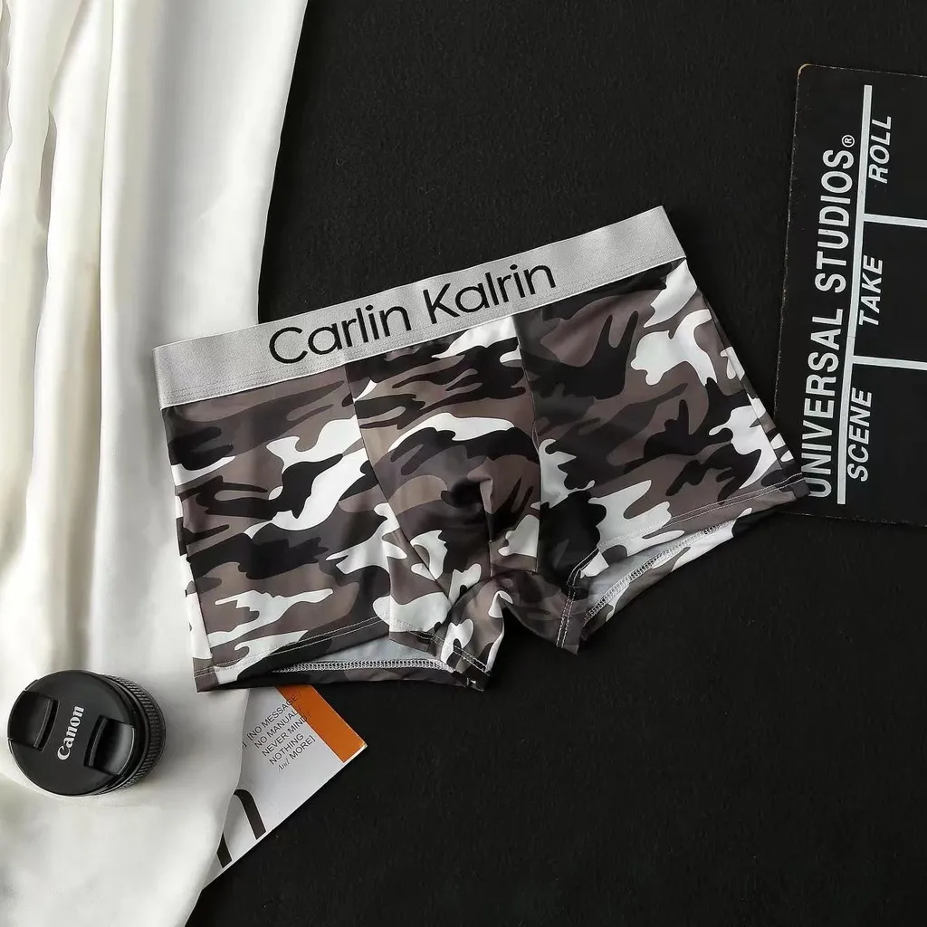 Men's boxer underwear ice silks Soft brathable comfortable