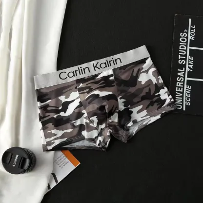 Men's boxer underwear ice silks Soft brathable comfortable