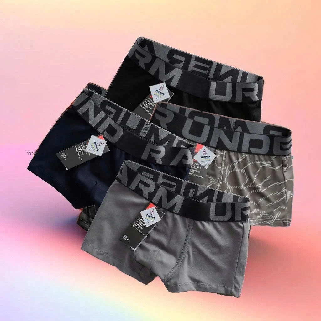 Men's underwear with high quality woven waistband