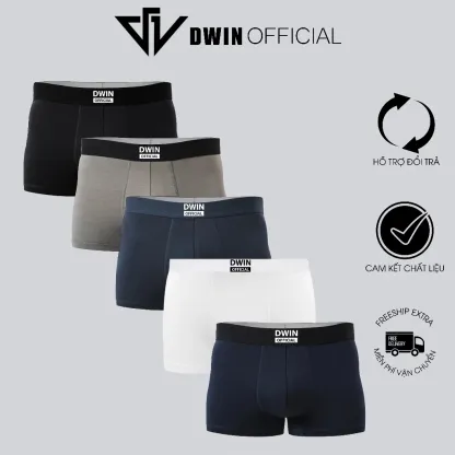 Combo of 5 men's underwear with embossed DWIN