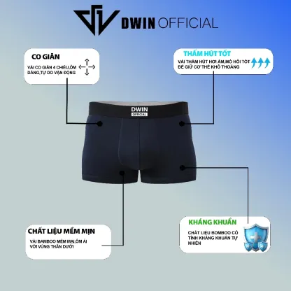 Combo of 5 men's underwear with embossed DWIN