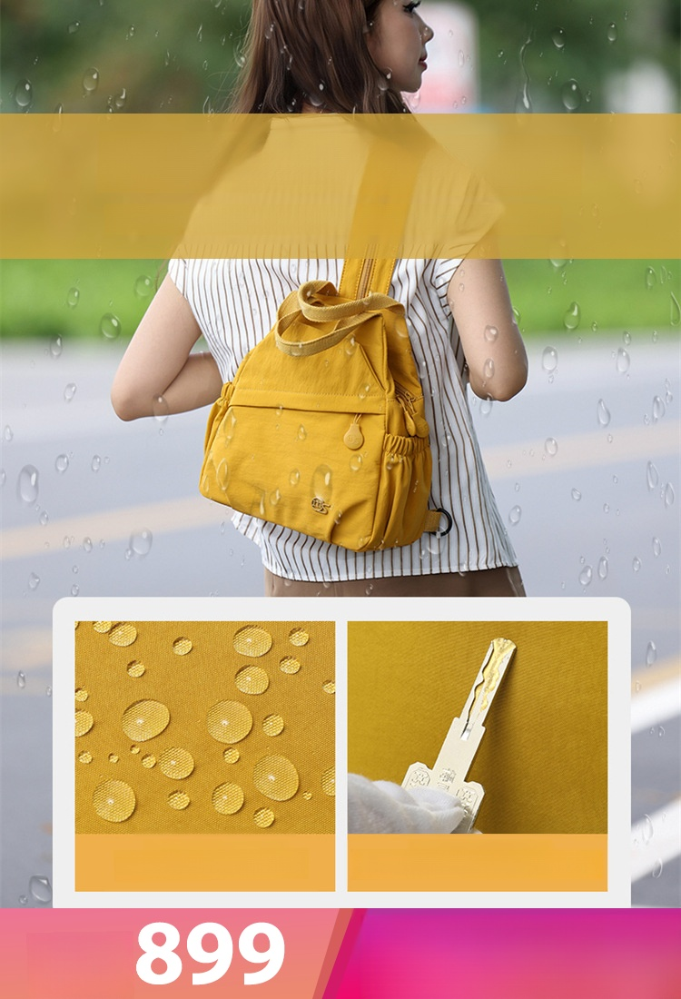 กระเป๋าคาดอกความจุใหญ่สไตล์เกาหลี 🌧️ วัสดุไนลอนนุ่มคุณภาพสูง กันน้ำและทนทานต่อการขีดข่วน 📏 พื้นที่จัดเก็บอเนกประสงค์ เก็บของได้ง่าย