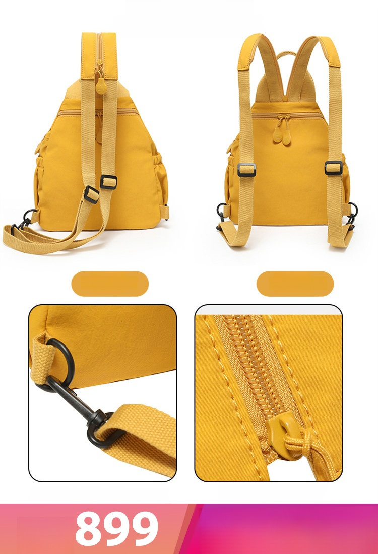 กระเป๋าคาดอกความจุใหญ่สไตล์เกาหลี 🌧️ วัสดุไนลอนนุ่มคุณภาพสูง กันน้ำและทนทานต่อการขีดข่วน 📏 พื้นที่จัดเก็บอเนกประสงค์ เก็บของได้ง่าย