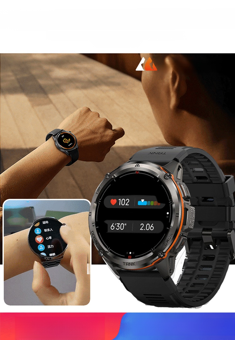Smart Watch รุ่นใหม่ มีวัดชีพจร ฟังก์ชั่นสุขภาพแน่นสุดๆ มีวัดความดันโลหิต น้ำตาลในเลือด มวลรวม และอีกมากมาย จอสีสวยคมชัดด้วย เริ่ดดดด