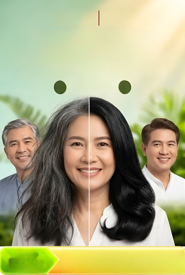 [ไม่ระคายเคืองผิว] ยาย้อมผมสมุนไพร ติดทนนาน สีไม่ตก🛍️ ฟื้นฟูผิวของคุณทันที! 